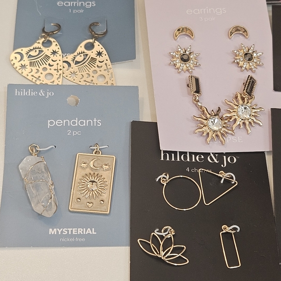 Resellers Jewelry Bundle NWT Hildie & Jo + NOBO FashionEarrings, Rings Pendants - Picture 3 of 5